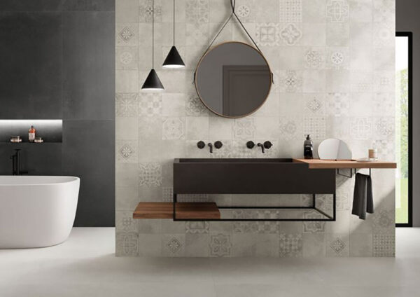 Italgraniti Icone Bleu Klassisches Badezimmer | Fliese | Bodenplatte