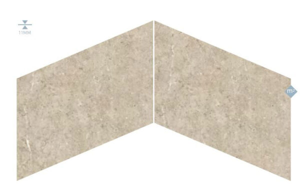 Margres Pure Stone Chevron Bodendekor 45x70 cm