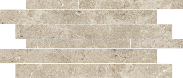 Margres Pure Stone Light Grey Brick Mosaik 30x60 cm