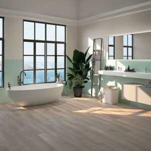 AlfaLux Wooder modern Badezimmer | Fliesen und Fliesen