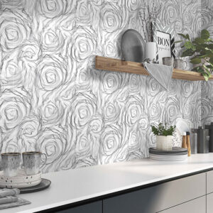 Ceracasa Couture Black White Küchenbodenfliese