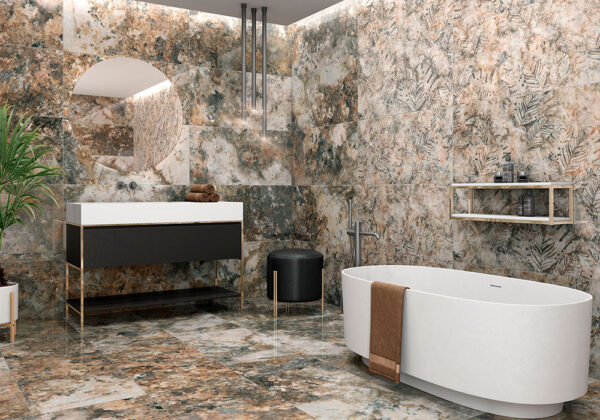 Ceracasa Patagonia Gloss modern Badezimmer | Fliesen und Fliesen