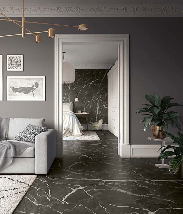 Energieker Calacatta Cenerino Steinoptik Bodenfliese | Bodenfliese | Fliese