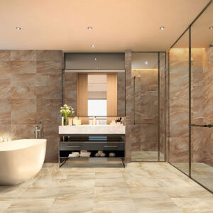 Energieker Fitch modern Badezimmer | Fliesen und Bodenfliesen