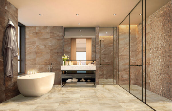 Energieker Fitch modern Badezimmer | Fliesen und Bodenfliesen