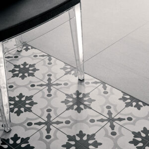 Fioranese Cementine Black and White Steinoptik Bodenfliese