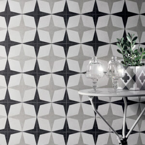 Fioranese Cementine Black and White Wandverkleidung