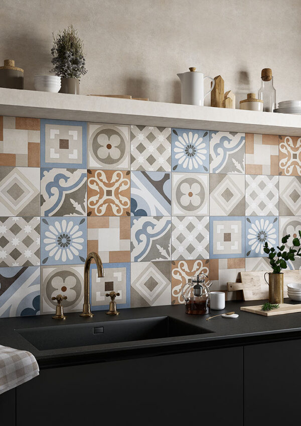 Fioranese Cementine Retro Küchenbodenfliese | Fliese und Bodenfliese
