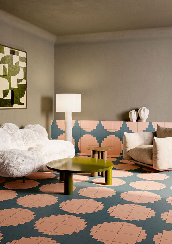 Fioranese Italian Landscape modern Badezimmer | Bodenfliese und Fliese