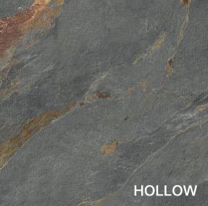 Kerlite Zero 3 Stone Trace Hollow Wandfliese und Bodenfliese 120x120 cm