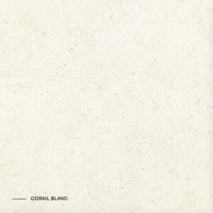 Kerlite Buxy Corail Blanc Wandfliese und Bodenfliese 50x50 cm