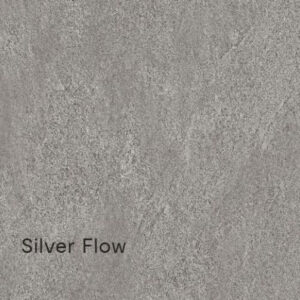 Kerlite Slimtech Waterfall Silver Flow Wandfliese und Bodenfliese 100x100 cm