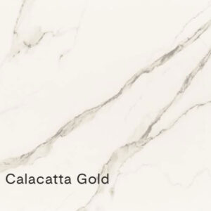 Kerlite Slimtech Timeless Marble Calacatta Gold Wandfliese und Bodenfliese 100x100 cm