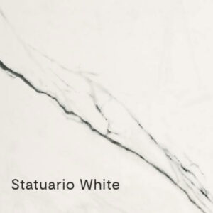 Kerlite Slimtech Timeless Marble Statuario White Wandfliese und Bodenfliese 100x100 cm