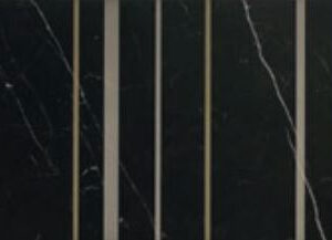 Lea Ceramiche Delight Lux Joy Marquina Nero Dekorfliese 30x60 cm