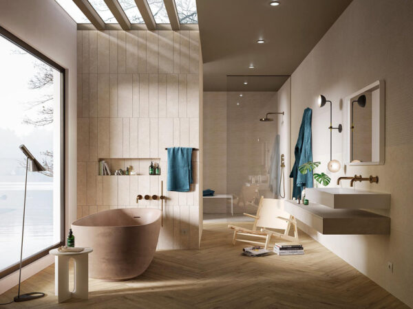 Marazzi Terratech Modern Badezimmer | Fliesen und Bodenfliesen
