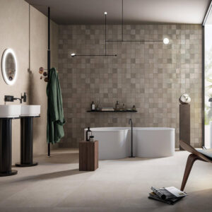 Marazzi Zellige Modern Badezimmer | Fliesen und Bodenfliesen