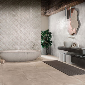 Musis Rebel Wall modern Badezimmer | Fliesen und Fliesen