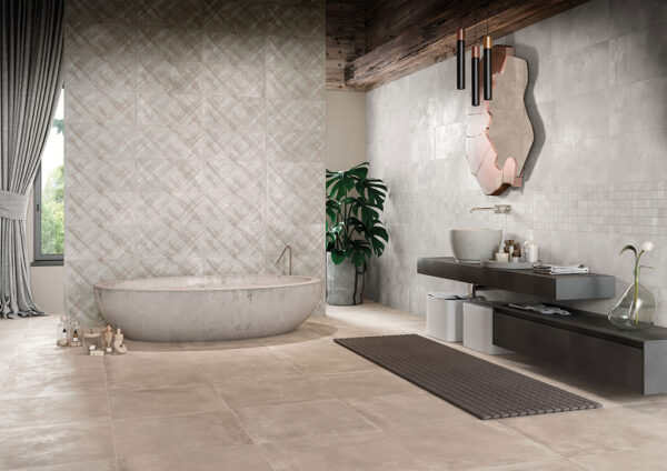 Musis Rebel Wall modern Badezimmer | Fliesen und Fliesen