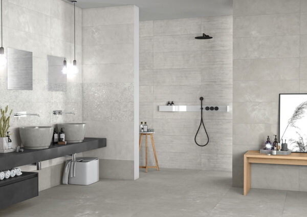 Musis Resina Wall modern Badezimmer | Fliesen und Fliesen