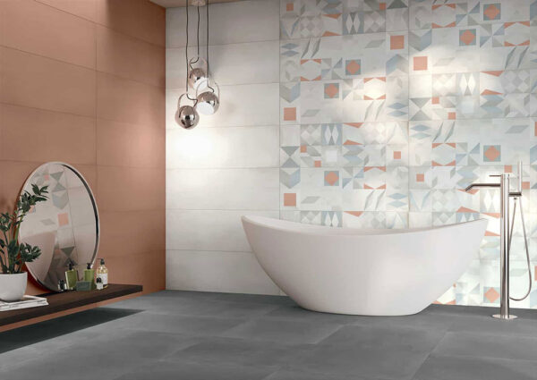 Musis Watercolor modern Badezimmer | Fliesen und Fliesen