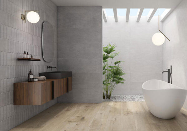 Pamesa Doria Modern Badezimmer | Fliesen und Bodenbeläge