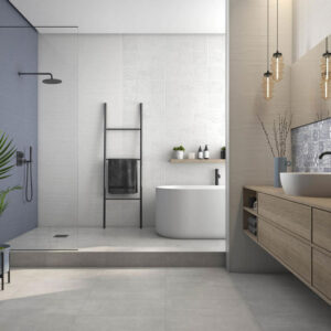 Pamesa Lowry Modern Badezimmer | Fliesen und Bodenfliesen