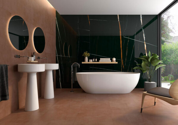 Pamesa Lux Jebel Modern Badezimmer | Fliesen und Bodenfliesen