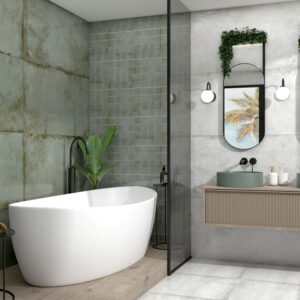Pamesa Alloy Modern Badezimmer | Fliesen und Bodenfliesen