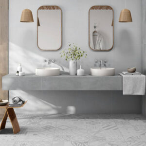 Pamesa Aren Modern Badezimmer | Fliesen und Bodenfliesen