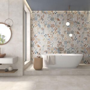 Pamesa Vita Modern Badezimmer | Fliesen und Bodenfliesen