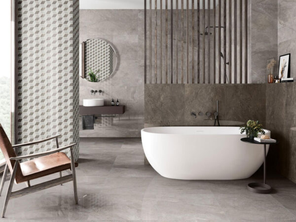 Pamesa Wells Modern Badezimmer | Fliesen und Bodenfliesen