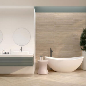 Pamesa Blanco Duna Viggo Modern Badezimmer | Fliesen und Bodenfliesen