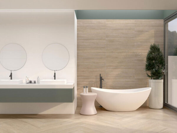 Pamesa Blanco Duna Viggo Modern Badezimmer | Fliesen und Bodenfliesen