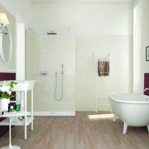 Ragno Brick Glossy Klassisches Badezimmer   | Fliesen   und Fliesen
