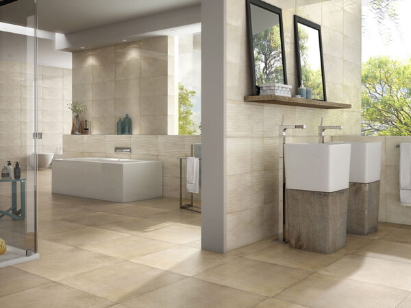 Recer Retro Chic modern Badezimmer | Fliesen und Fliesen