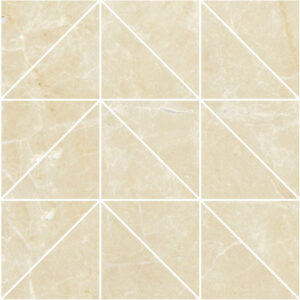 Roberto Cavalli Lush Light Beige Triangoli Mosaik 29,8x29,8 cm