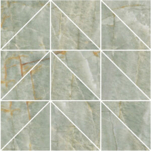 Roberto Cavalli Lush Onice Verde Triangoli Mosaik 29,8x29,8 cm