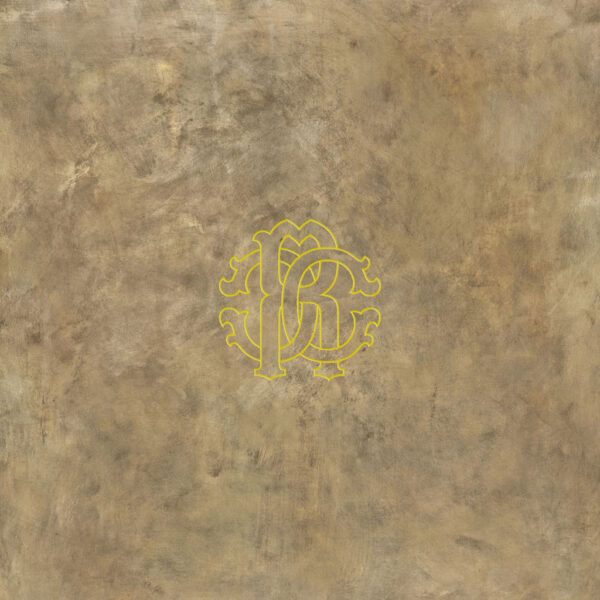 Roberto Cavalli Metal Soul Logo Araldico Brass Bodenfliese 80x80 cm