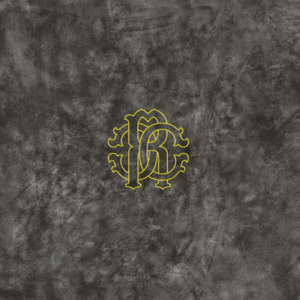 Roberto Cavalli Metal Soul Logo Araldico Titanium Bodenfliese 80x80 cm