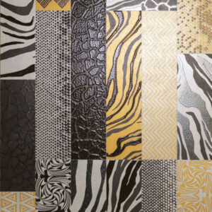 Roberto Cavalli Metal Soul Brick Wall Dekorfliese 60x120 cm