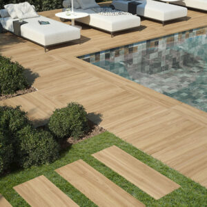 Saime Bark Holzoptik Bodenfliese | Mosaike und Fliesen