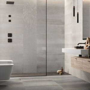 Supergres Met-All tiles inspired by sheet metal