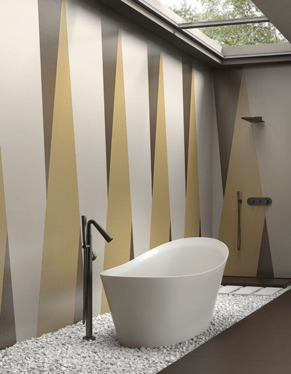 Technolam Pixel modern Badezimmer | Fliesen und Fliesen