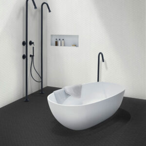 Terratinta Hexa modern Badezimmer | Fliesen und Fliesen