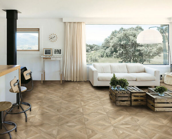 Tuscania Intarsio Holzoptik Bodenfliese | Fliesen und Fliesen