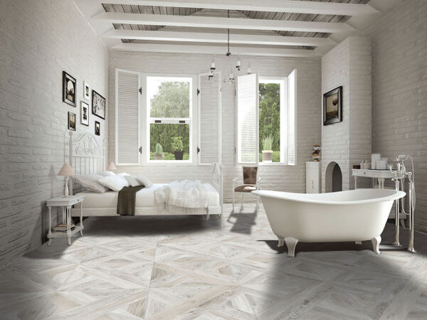 Tuscania Intarsio Holzoptik Bodenfliese | Fliesen und Bodenfliesen