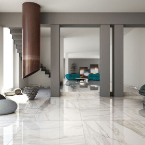 Tuscania White Marble Steinoptik Bodenfliese | Fliesen und Fliesen
