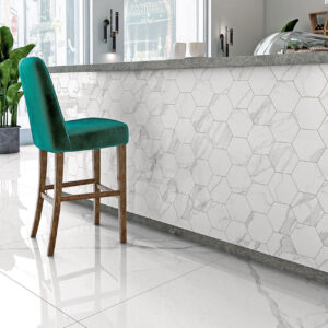 Tuscania White Marble Wandverkleidung | Fliesen und Bodenfliesen
