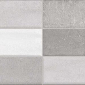 Undefasa Wandfliese Undefasa Normandie Breton Gris Brick dekor Wandfliese